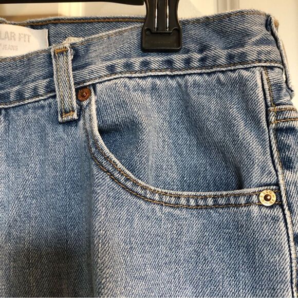 LEVIS - 🎉HP X 4🎉 505 M Sz 36/30 Regular Fit Straight-Leg Jeans/Light Wash GUC - Picture 7 of 16